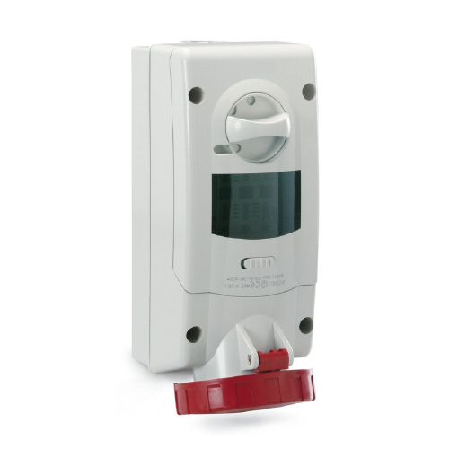 T.PARED C/INT.BLOQ. C/BASE 3P+N+T 16A  IP67 563-1687